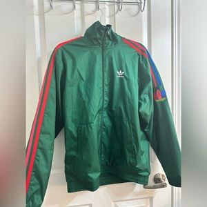 Adidas Zip Up Dark Green Jacket